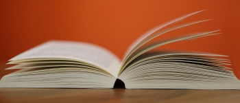 Image of an open book 